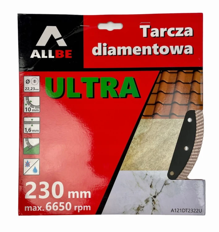 TARCZA DIAMENTOWA DO BETONU ZBROJONEGO 230X10X22,2