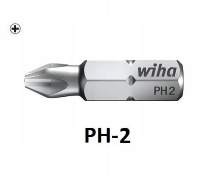 PROFESJONALNY BIT GROT PHILLIPS PH2 25mm WIHA
