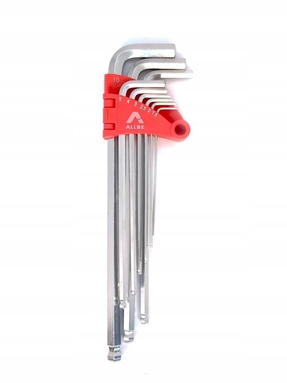 KLUCZE IMBUSOWE HEX DŁUGIE IMBUS 1,5-10mm 9szt