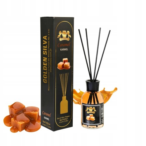 ZAPACH DO DOMU DYFUZOR PATYCZKI ODŚWIEŻACZ 110ML W ZAPACHU KARMEL
