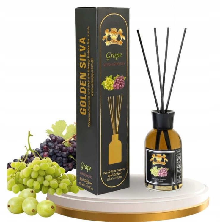 ZAPACH DO DOMU DYFUZOR PATYCZKI ODŚWIEŻACZ 110ML W ZAPACHU WINOGRONA