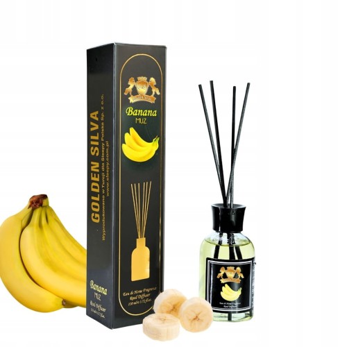 ZAPACH DO DOMU DYFUZOR PATYCZKI ODŚWIEŻACZ 110ML W ZAPACHU BANANA