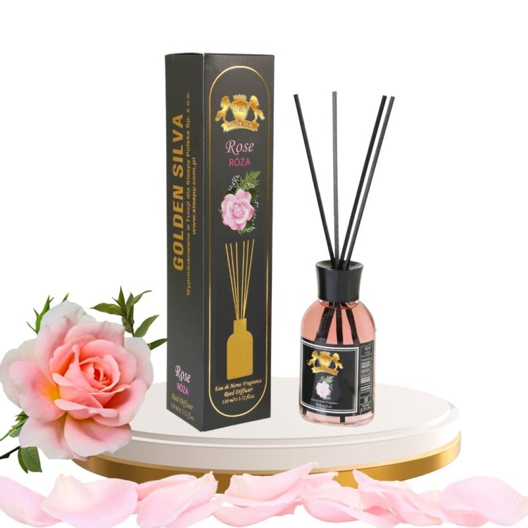 ZAPACH DO DOMU DYFUZOR PATYCZKI ODŚWIEŻACZ 110ML W ZAPACHU RÓŻA
