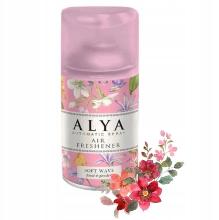 Alya Soft Wave świeżacz powietrza w sprayu i do automatów 60 dni 250ml
