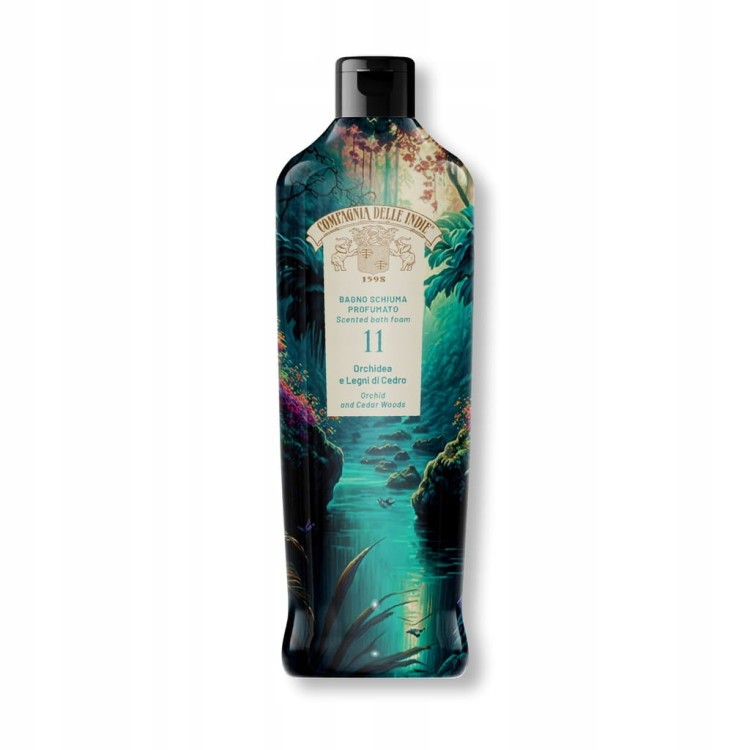 Compagnia Delle Indie Płyn do kąpieli Orchidea i Drzewo Cedrowe 500 ml