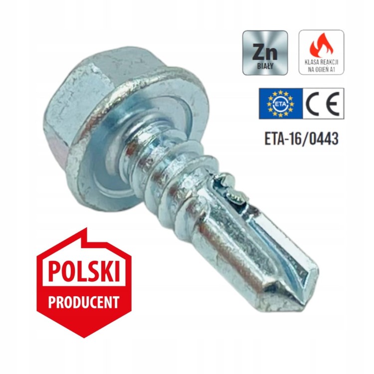 Wkręty do stali Wkręt-Met 6,3 x 19 mm 250 szt.