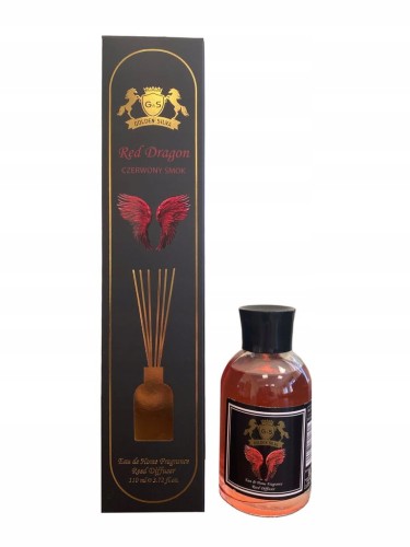 ZAPACH DO DOMU DYFUZOR PATYCZKI ODŚWIEŻACZ 110ML W ZAPACHU CZERWONY SMOK