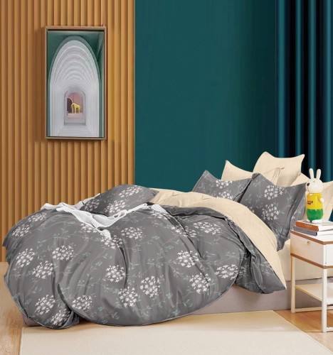 KOMPLET POŚCIELI 160X200 SATYNA BAWEŁNIANA 2XPOSZEWKA 70X80 DUŻO W1039