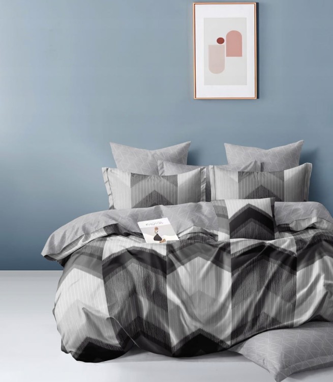 KOMPLET POŚCIELI 160X200 SATYNA BAWEŁNIANA 2XPOSZEWKA 70x80 DUŻO W1017