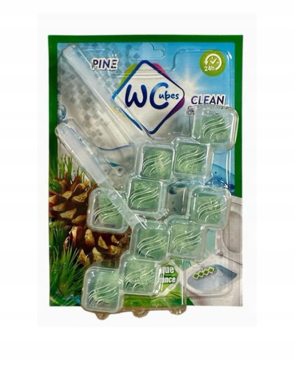Kostki do WC toalety zapachowe zestaw 2 szt. Sosna Pine