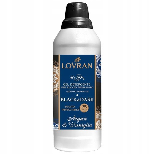 LOVRAN Żel Do Prania Ciemnego i Czarnego Perfumowany Argan Wanilia 1L