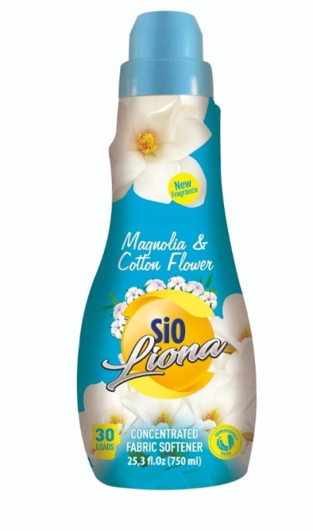PLYN DO PLUKANIA TKANIN SIO LIONA 750ML O ZAPACHU MAGNOLIA I BAWEŁNY