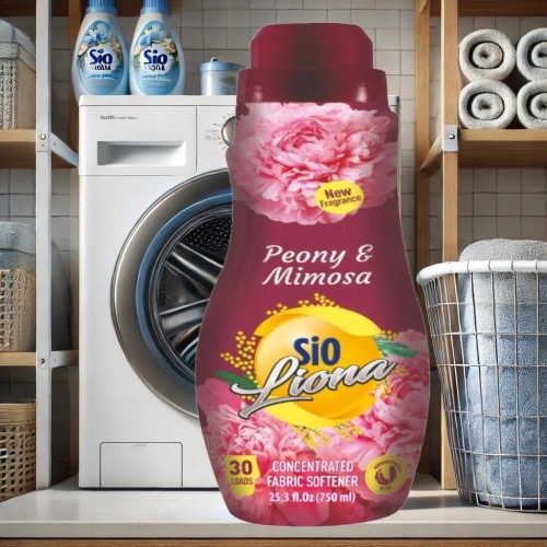 PLYN DO PLUKANIA TKANIN perfume SIO LIONA 750ML ZAPACH PIWONIA I MIMOZA