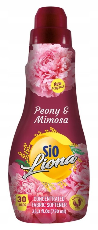 PLYN DO PLUKANIA TKANIN perfume SIO LIONA 750ML ZAPACH PIWONIA I MIMOZA