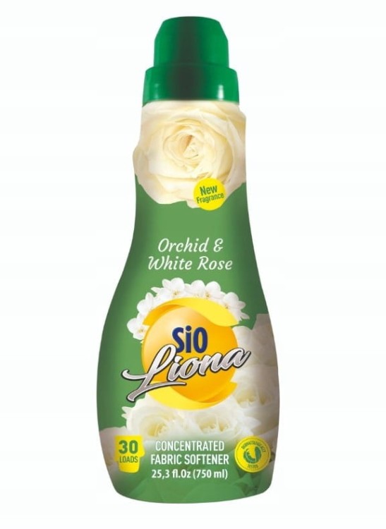 PŁYN DO PŁUKANIA TKANIN SIO LIONA ZAPACH ORCHIDEA BIAŁA RÓŻA 750ML