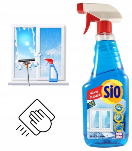 UNIWERSALNY PŁYN 3W1 DO SZYB , LUSTER I SZKŁA - 500 ML