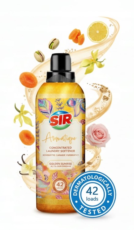 SIR PŁYN DO PŁUKANIA TKANIN 750ML GOLDEN SUNRISE PERFUME KONCENTRAT 42 PRAŃ