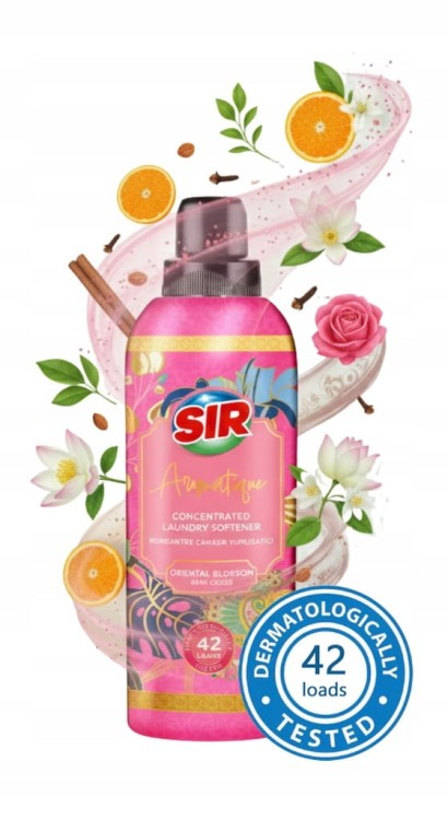 SIR PŁYN DO PŁUKANIA TKANIN 750ML ORIENTAL BLOSSOM PERFUME KONCENTRAT42PRAŃ