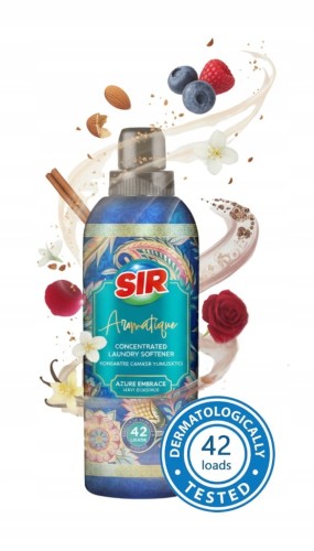 SIR PŁYN DO PŁUKANIA TKANIN 750ML AZURE EMBRACE PERFUME KONCENTRAT 42 PRAŃ
