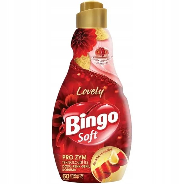 Bingo – skoncentrowany płyn do płukania tkanin Bingo Soft Lovely 1440ml
