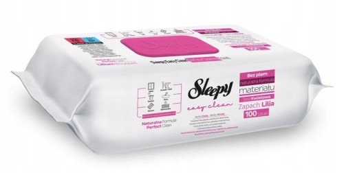 CHUSTECZKI DO SPRZĄTANIA ZAPACH LILII 3x100 SZT LIMITOWANA EDYCJA SLEEPY