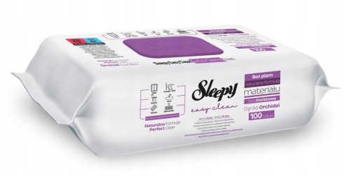 Chusteczki nawilżane włóknina SLEEPY ORCHIDEA 3x100 SZTUK