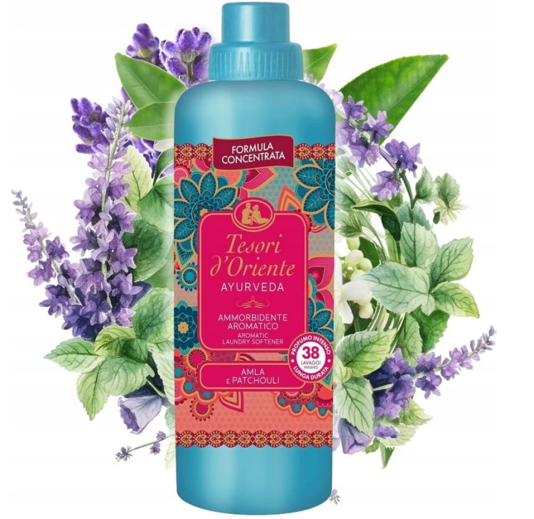 TESORI D'ORIENTE Koncentrat do płukania tkanin AYURVEDA 38 płukań, 760 ml