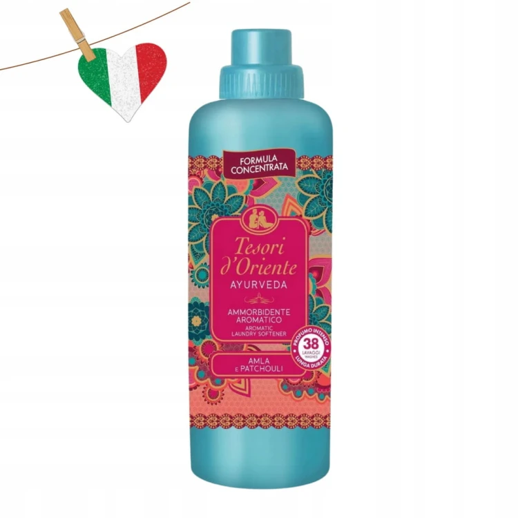 TESORI D'ORIENTE Koncentrat do płukania tkanin AYURVEDA 38 płukań, 760 ml