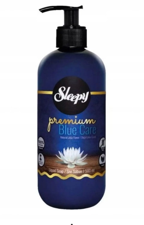 Sleepy Premium Blue Care mydło w płynie kwiat lotosu 500ml