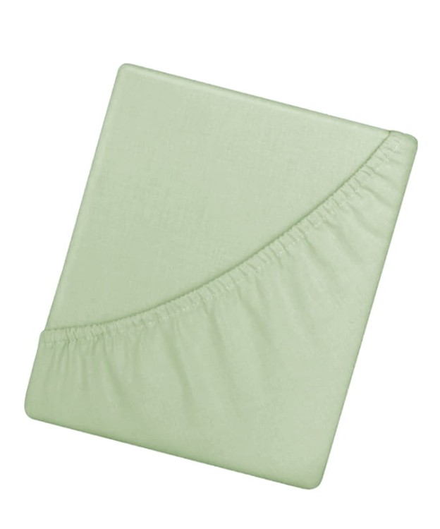 PRZEŚCIERADŁO Z GUMKĄ JERSEY PARIS BAWEŁNA 200X220 + 25 CM OLIWKA