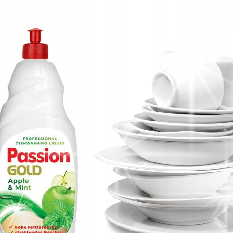 Płyn do mycia naczyń Passion Gold jabłko-mięta cytryna i limonka 0,85 l x2