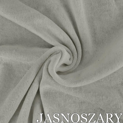 Prześcieradło z gumką bawełna jersey 160x200cm kolor jasnoszary