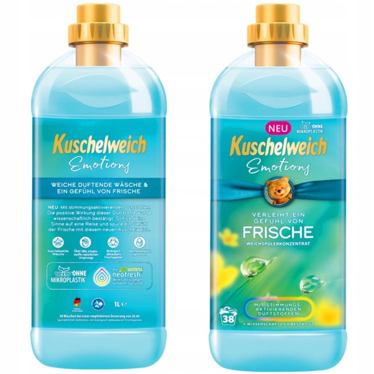 Płyn do płukania KUSCHELWEICH Emotions Frische 38 prań 1 l