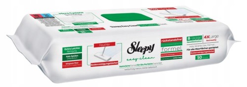 Chusteczki do czyszczenia powierzchni w Sleepy w opakowaniu 50 szt.