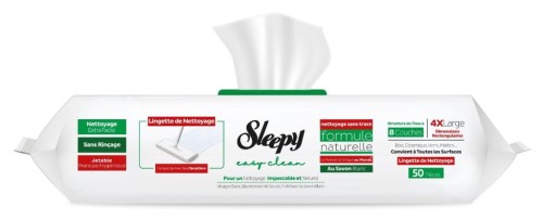 Chusteczki do czyszczenia powierzchni w Sleepy w opakowaniu 50 szt.