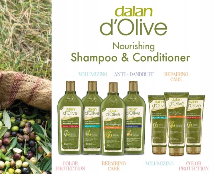 Szampon Dalan d'Olive Repairing Care 400 ml regeneracja i nawilżenie