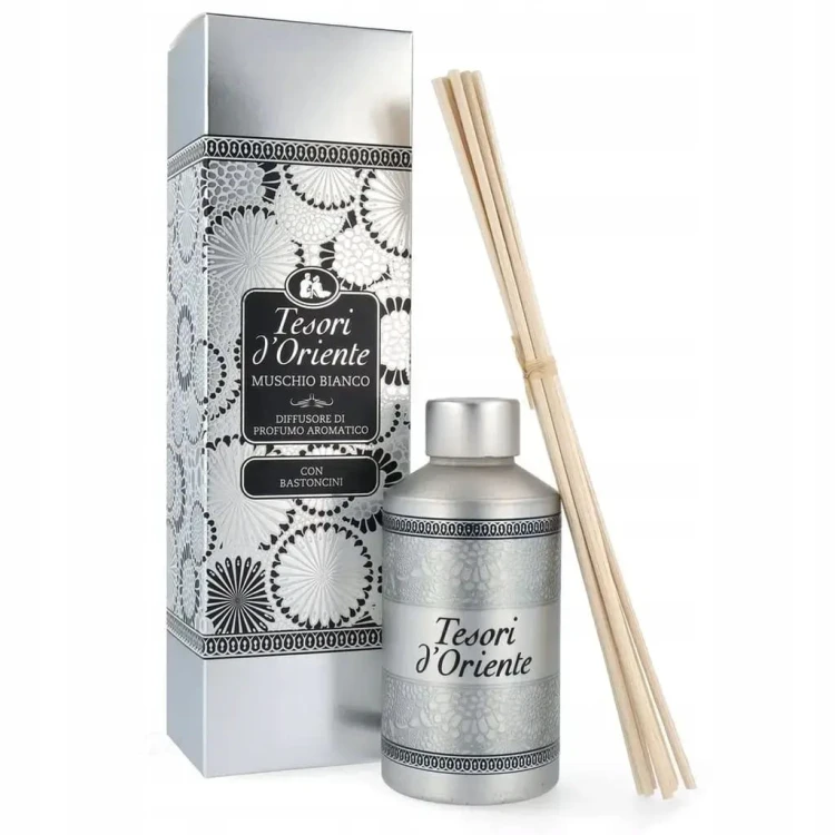 Odświeżacz powietrza Muschio Bianco patyczki Tesori d'Oriente 200 ml