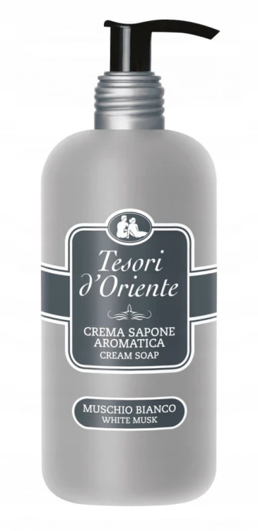 Mydło do rąk Tesori d'Oriente Białe Piżmo 300 ml 350 g