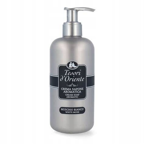 Mydło do rąk Tesori d'Oriente Białe Piżmo 300 ml 350 g