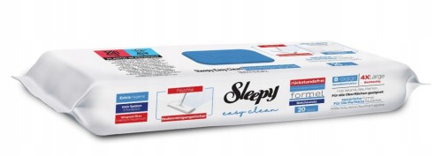 WKŁADY DO MOPA NAWILŻANE ŚCIERKI JEDNORAZOWE SLEEPY 1X20 4XL