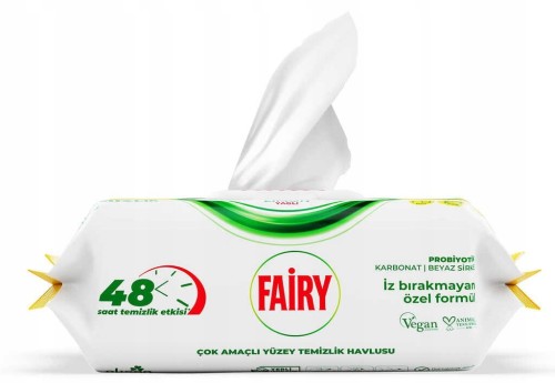 Chusteczki czyszczące uniwersalne Fairy Lemon 100 szt. - cytrynowe