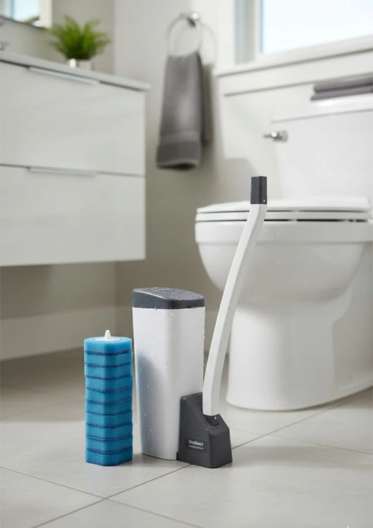 WELLNEX JEDNORAZOWA SZCZOTKA DO WC ANTYBAKTERYJNA 10SZT DO CZYSZCZENIA