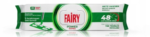 FAIRY WKŁADY DO MOPA NAWILŻANE ŚCIERKI JEDNORAZOWE ZAPACH MYDLA 1X50 4XL