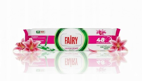 Fairy wkłady nawilżone do mopa (50 szt) lilia