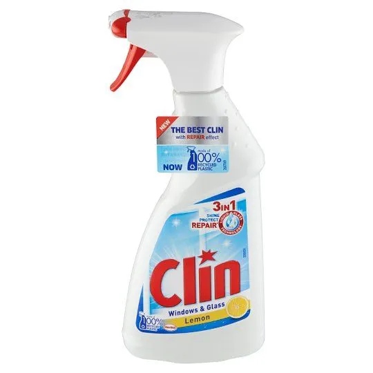 Clin płyn do mycia szyb i luster cytryna 500ml spray
