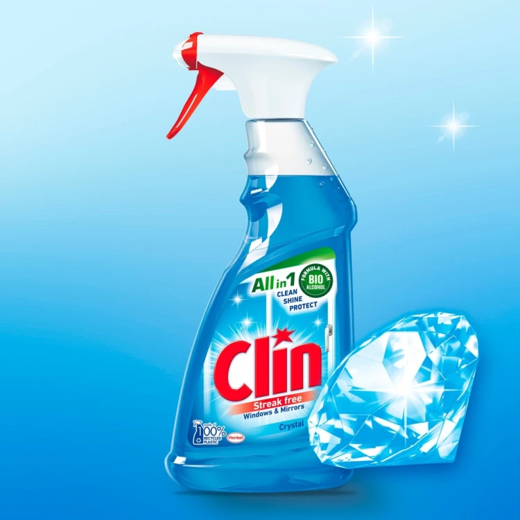 Płyn do mycia szyb i luster Clin 500ml Crystal