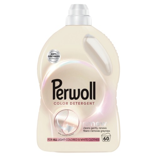 Perwoll Renew LIGHT-COLORED & WHITE Płyn do prania 60 prań 3 litry