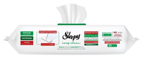 Chusteczki do czyszczenia powierzchni w Sleepy w opakowaniu 50 szt.