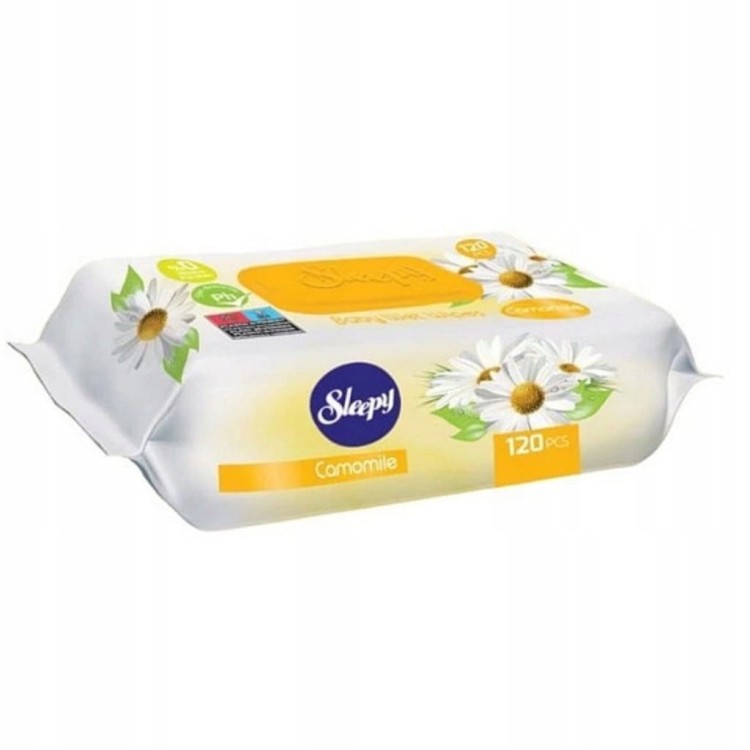 Chusteczki Sleepy 5x120szt aloe vera,jabłko, cytryna, pomarańcze, truskawka