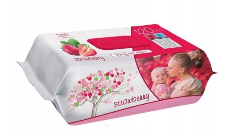 Chusteczki Sleepy 5x120szt aloe vera,jabłko, cytryna, pomarańcze, truskawka